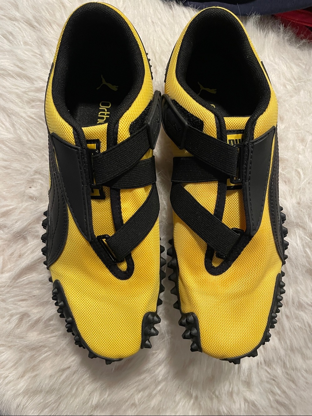 Puma Mostro OG Prime Yellow and Black  Performance Sneakers unisex 41 M8.5/ W10